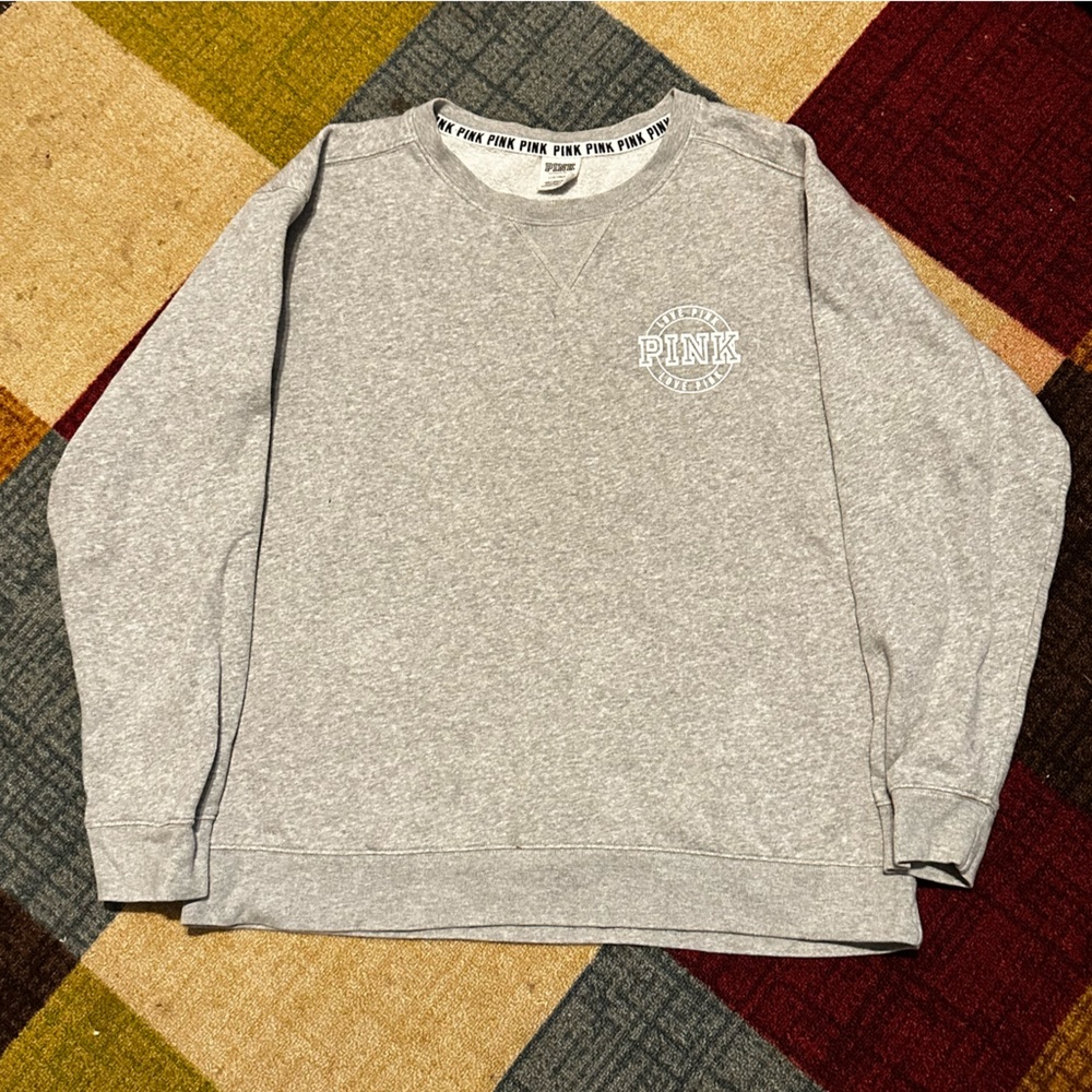 Gray Pink Victoria’s Secret Sweatshirt